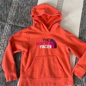 The North Face hooded sweatshirt. Girl’s size M (10-12)